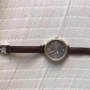 Fossil Watch with leather band